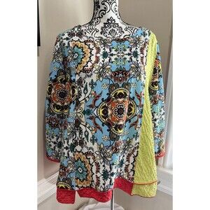 MOONLIGHT Y&S Fashion Design Blouse Womens XL Asymmetrical Art To Wear Lagenlook